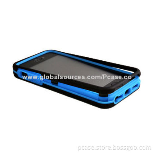 Heavy-duty hybrid cases for iPhone 5 with rubber coating of PC